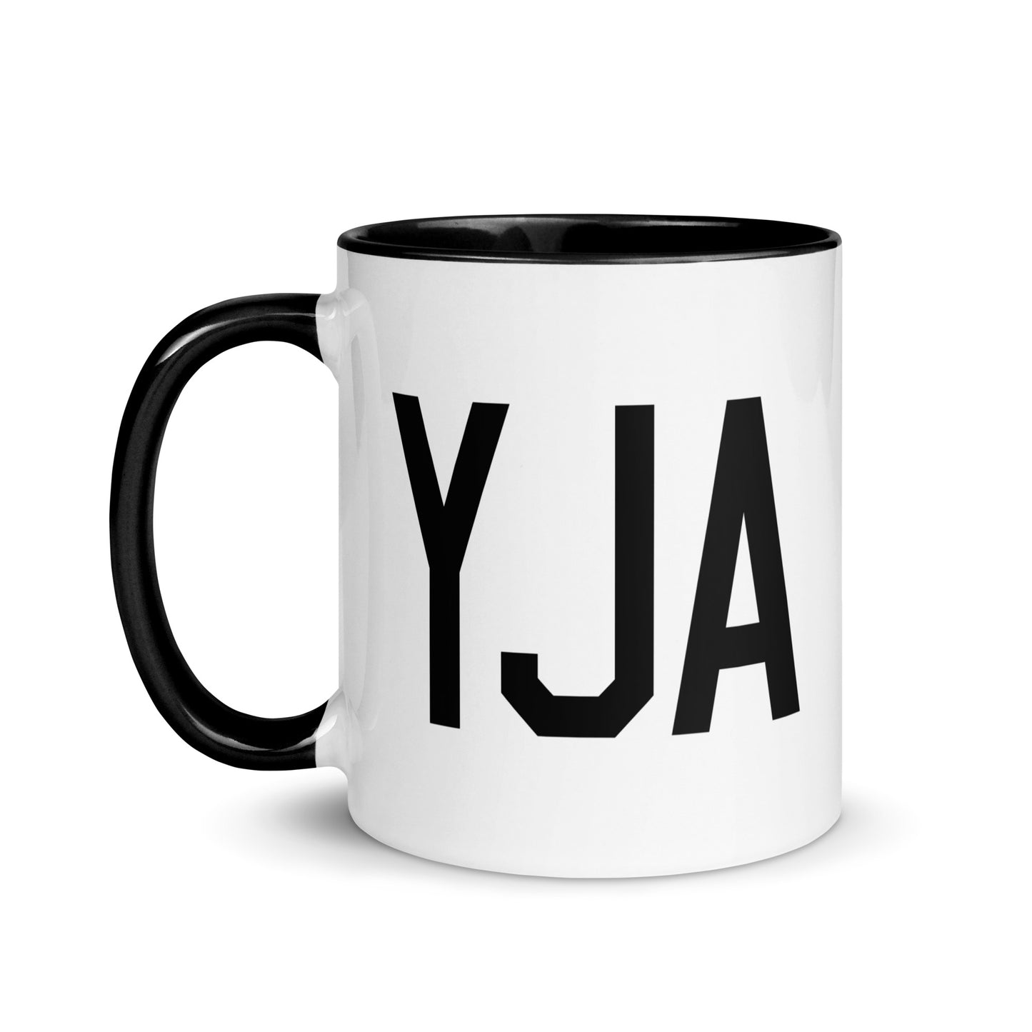 Airport Code Coffee Mug - Black • YJA Jasper • YHM Designs - Image 03