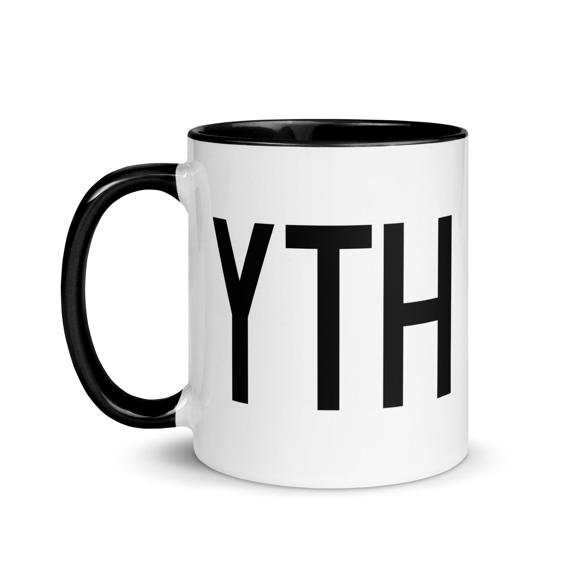 Aviation-Theme Coffee Mug - Black • YTH Thompson • YHM Designs - Image 03