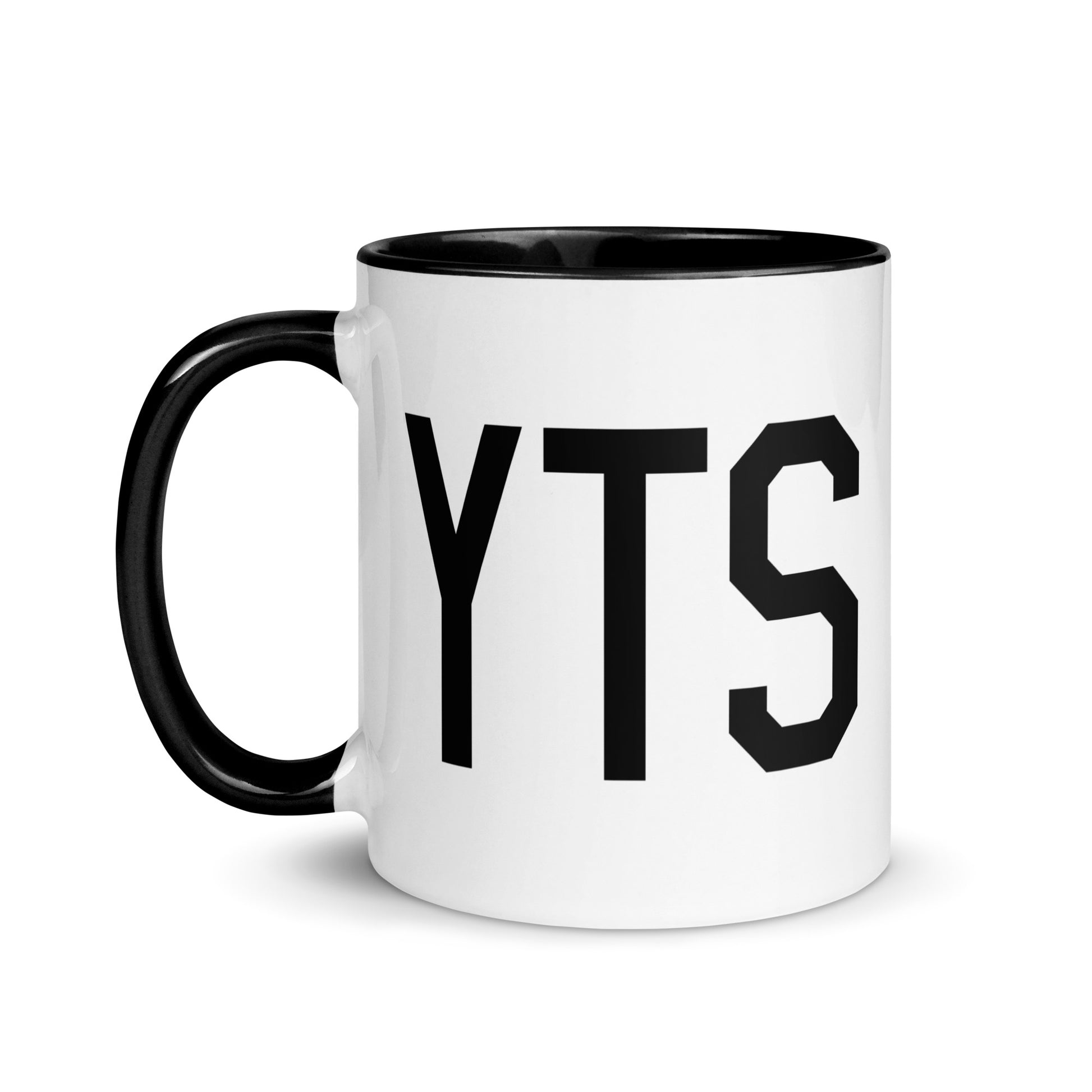 Airport Code Coffee Mug - Black • YTS Timmins • YHM Designs - Image 03