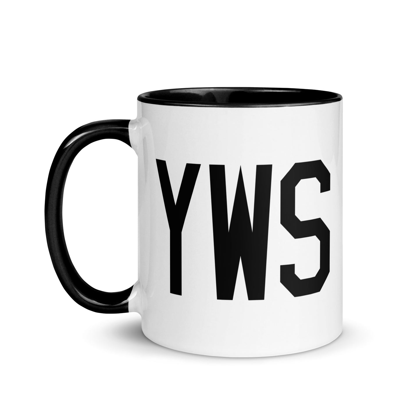 Aviation-Theme Coffee Mug - Black • YWS Whistler • YHM Designs - Image 03