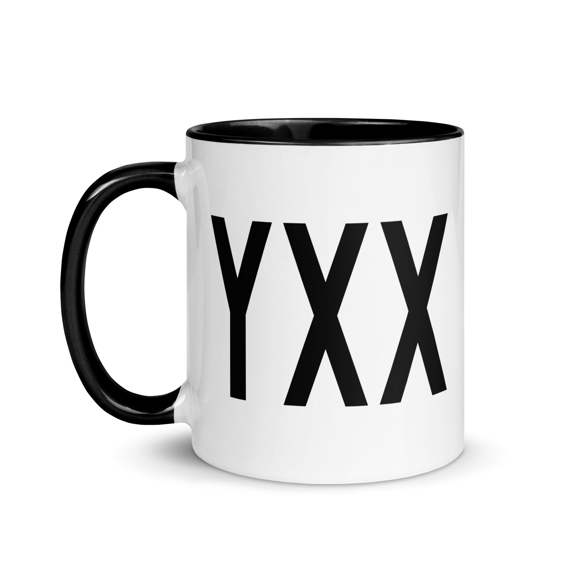 Aviation-Theme Coffee Mug - Black • YXX Abbotsford • YHM Designs - Image 03