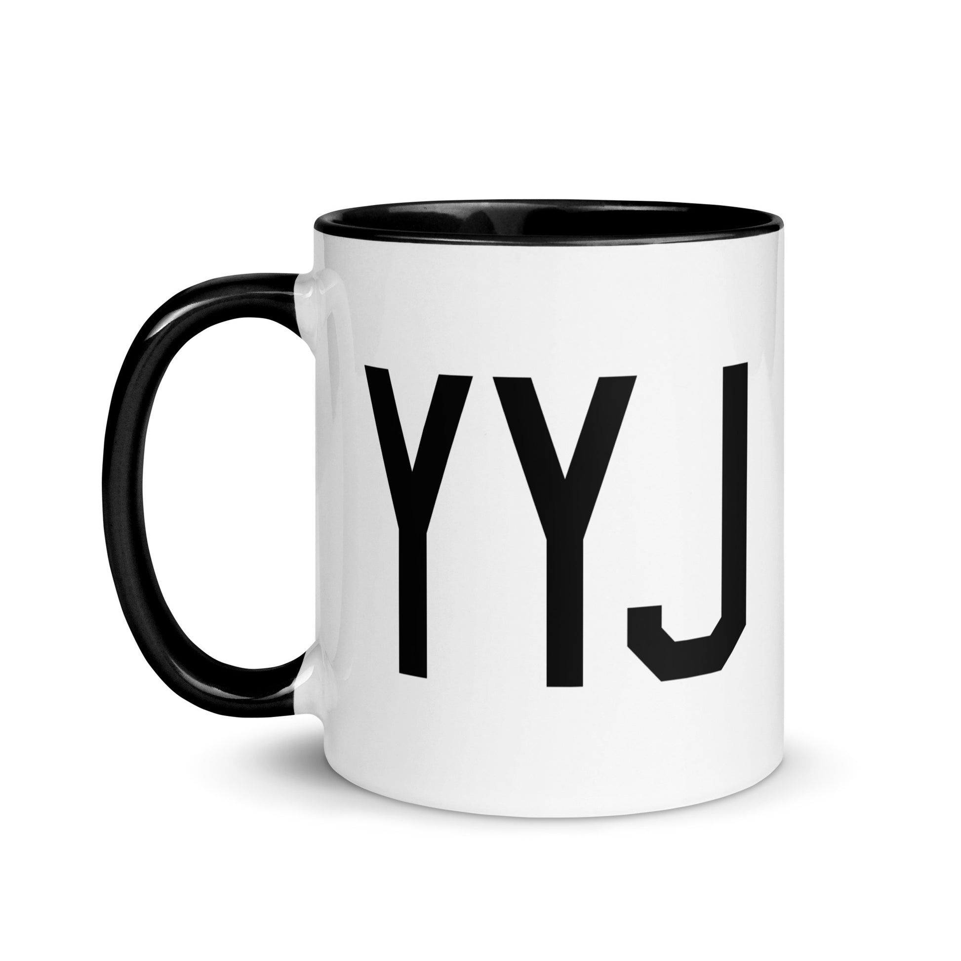 Aviation-Theme Coffee Mug - Black • YYJ Victoria • YHM Designs - Image 03