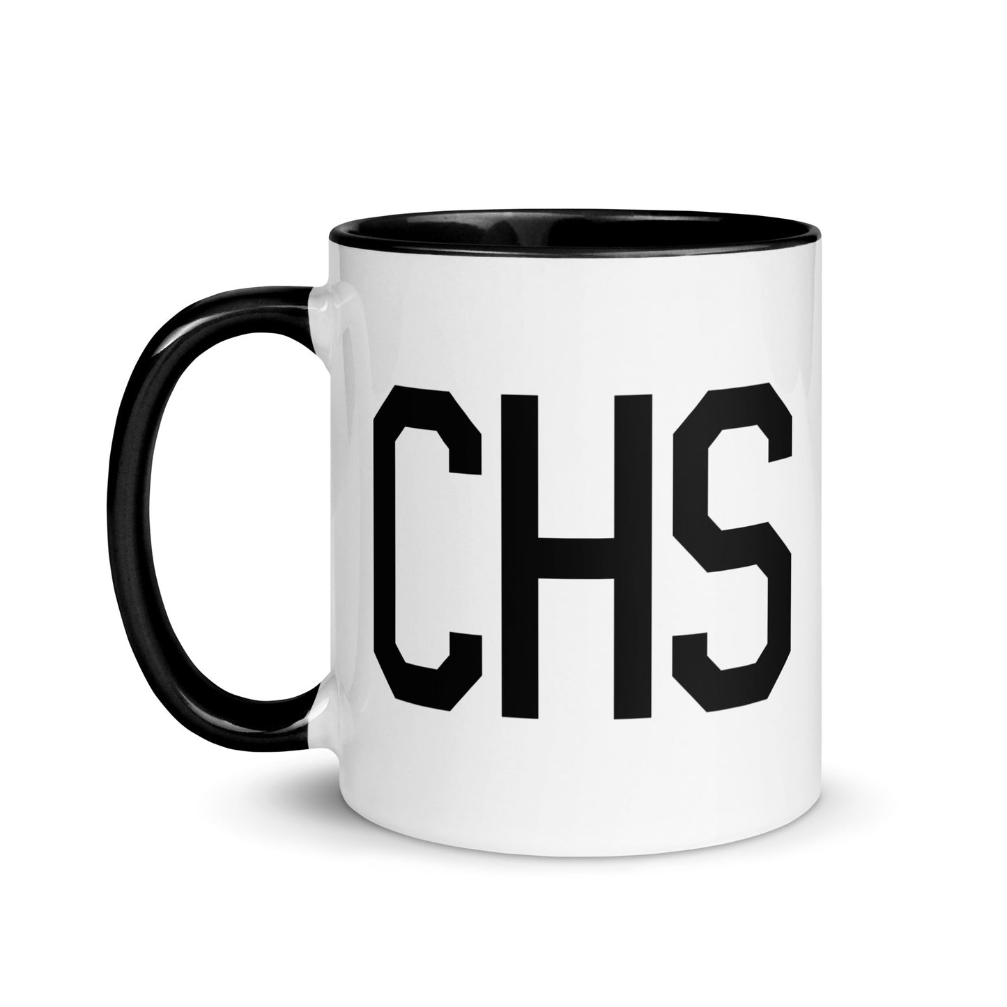 Aviation-Theme Coffee Mug - Black • CHS Charleston • YHM Designs - Image 03