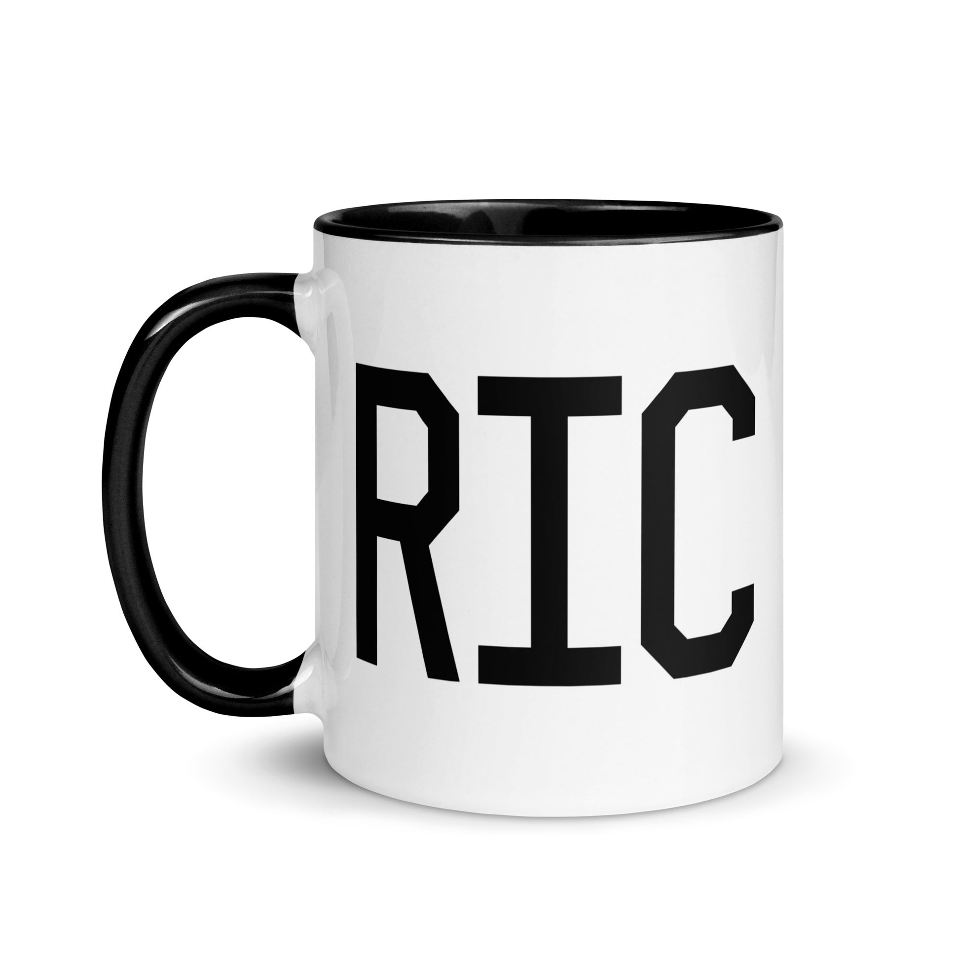Aviation-Theme Coffee Mug - Black • RIC Richmond • YHM Designs - Image 03