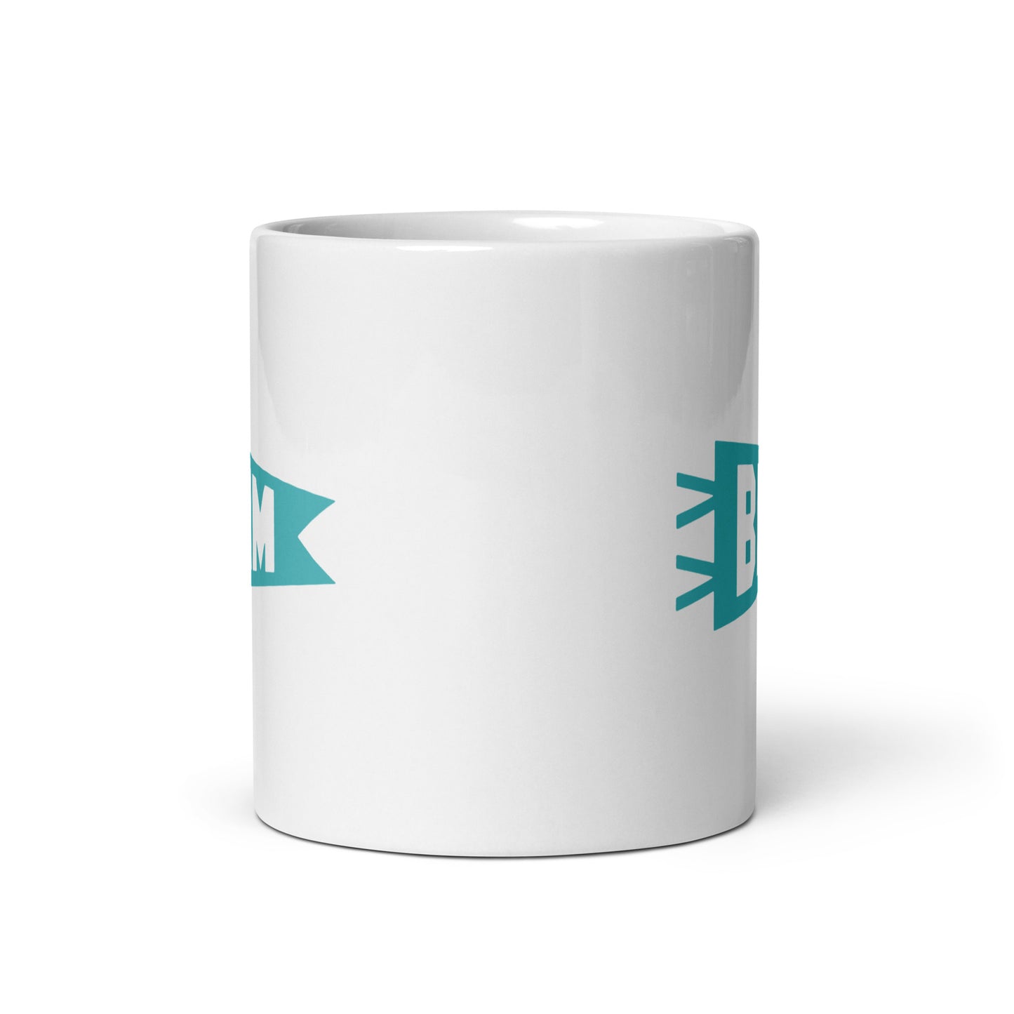 Cool Travel Gift Coffee Mug - Viking Blue • BHM Birmingham • YHM Designs - Image 03