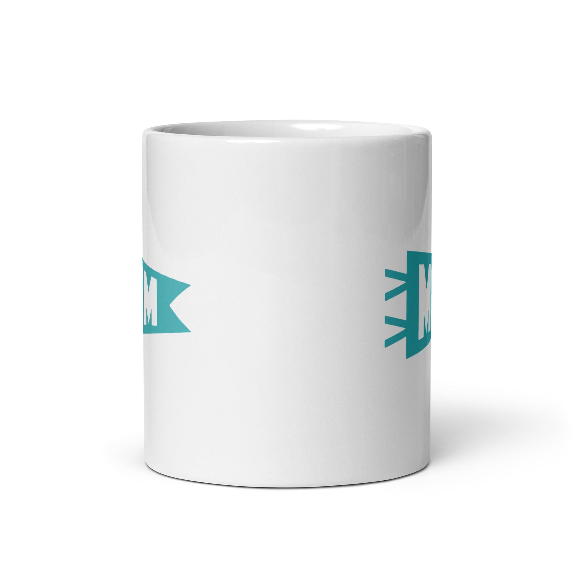 Cool Travel Gift Coffee Mug - Viking Blue • MEM Memphis • YHM Designs - Image 03