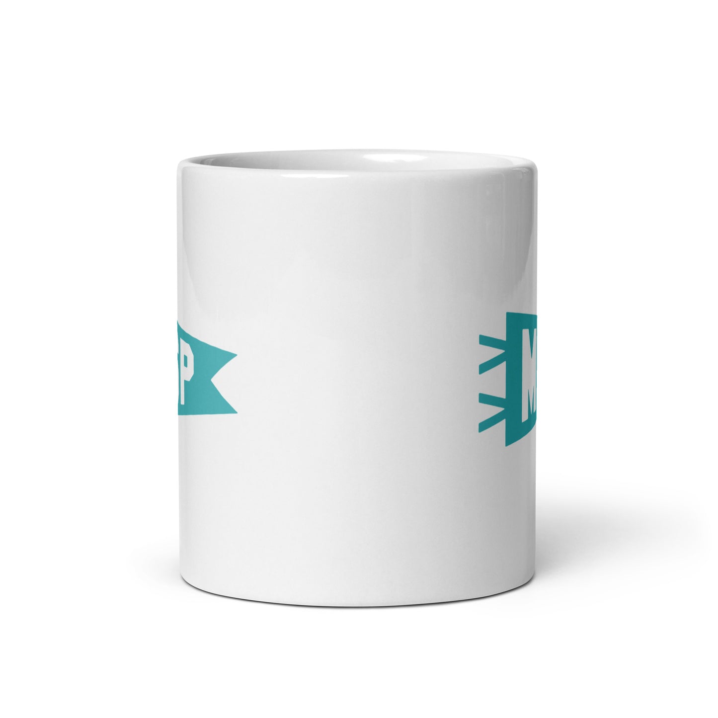 Cool Travel Gift Coffee Mug - Viking Blue • MSP Minneapolis • YHM Designs - Image 03