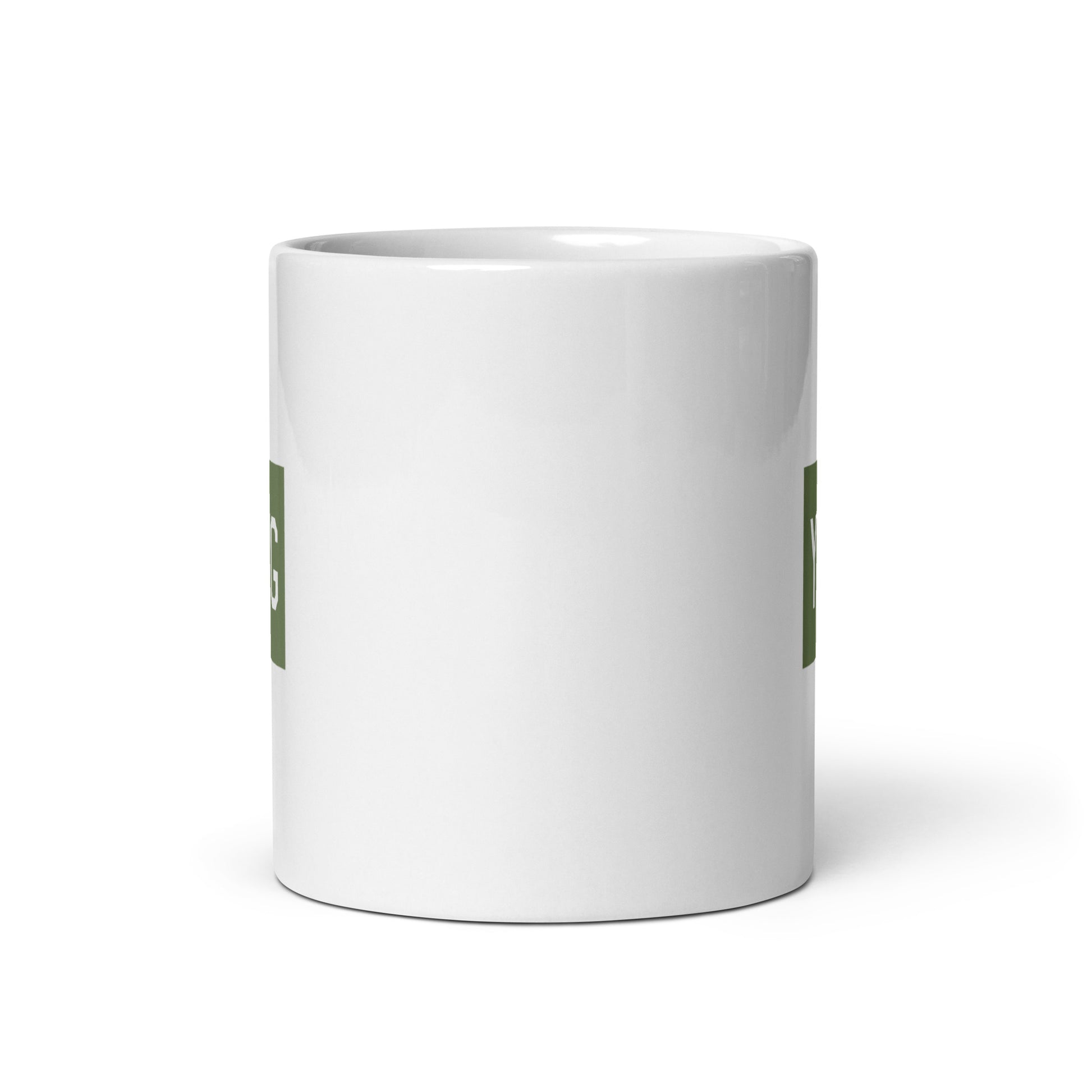 Aviation Gift Coffee Mug - Camouflage Green • YEG Edmonton • YHM Designs - Image 03