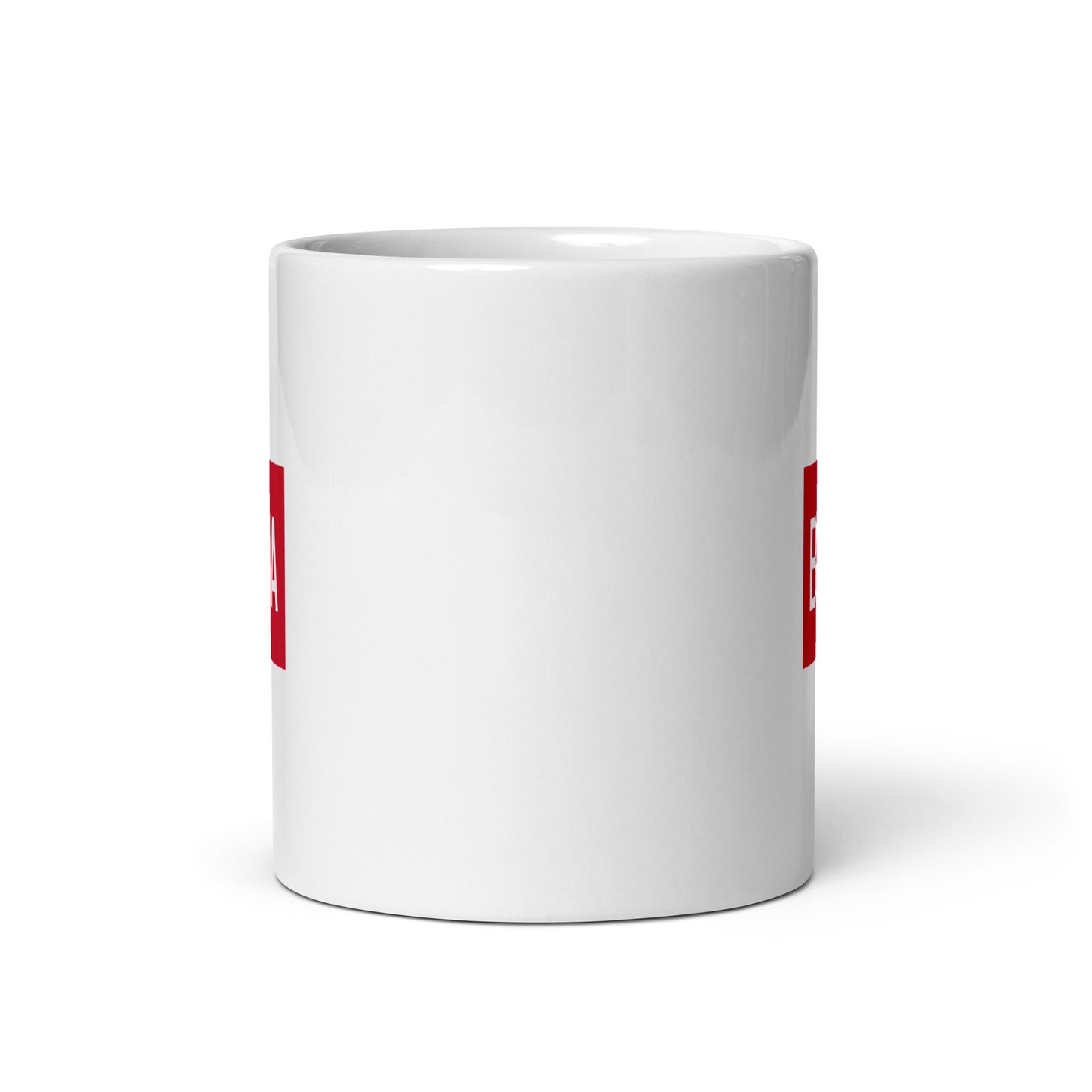 Aviator Gift Coffee Mug - Crimson Red • BNA Nashville • YHM Designs - Image 03