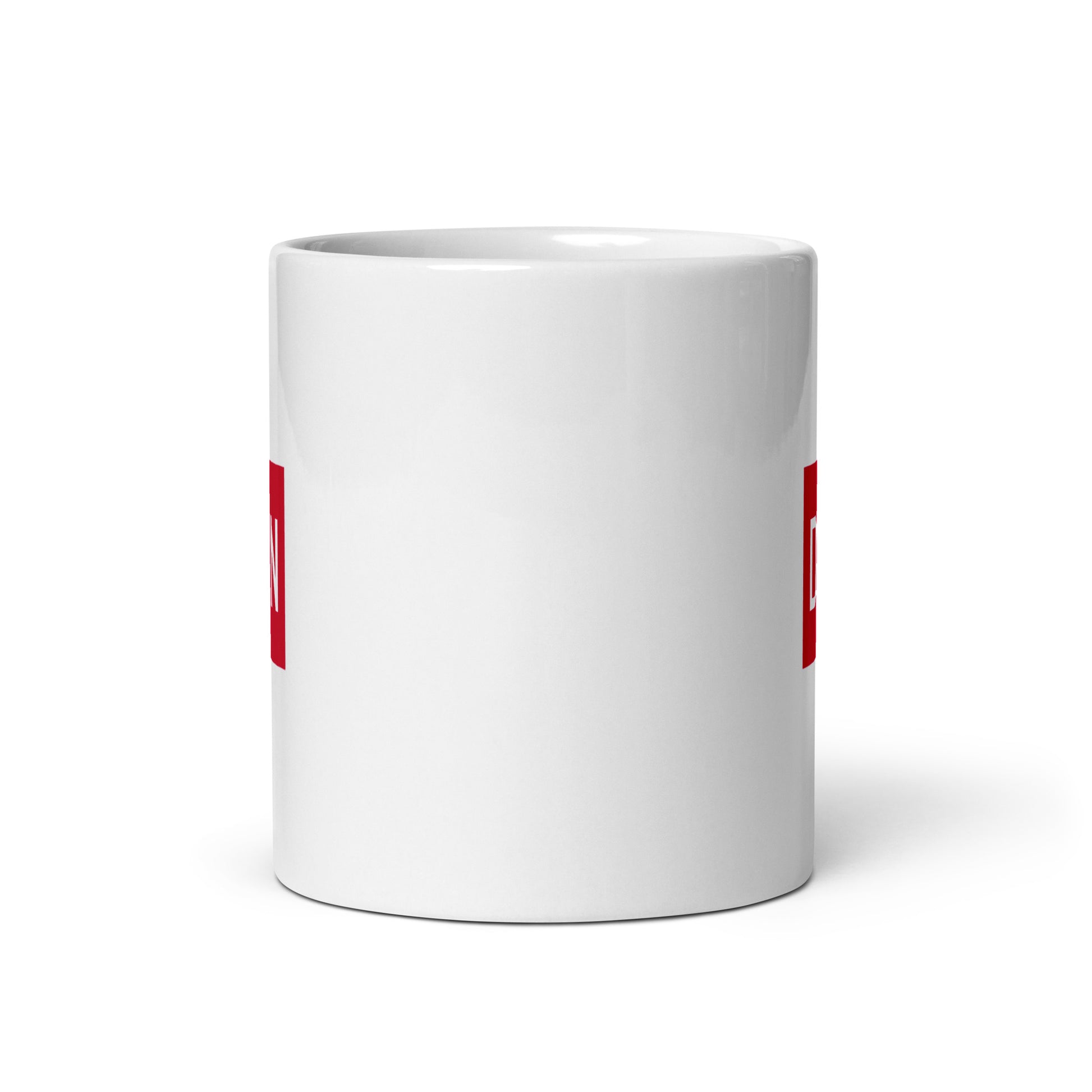 Aviator Gift Coffee Mug - Crimson Red • DEN Denver • YHM Designs - Image 03