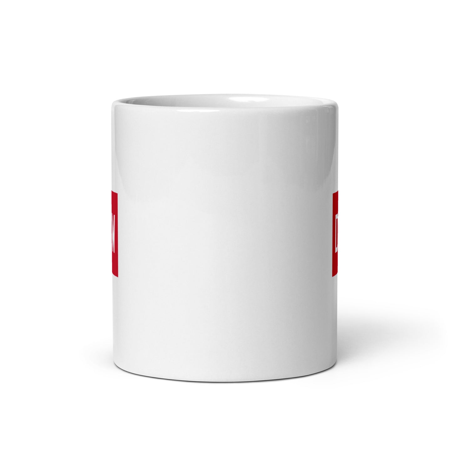 Aviator Gift Coffee Mug - Crimson Red • DFW Dallas • YHM Designs - Image 03