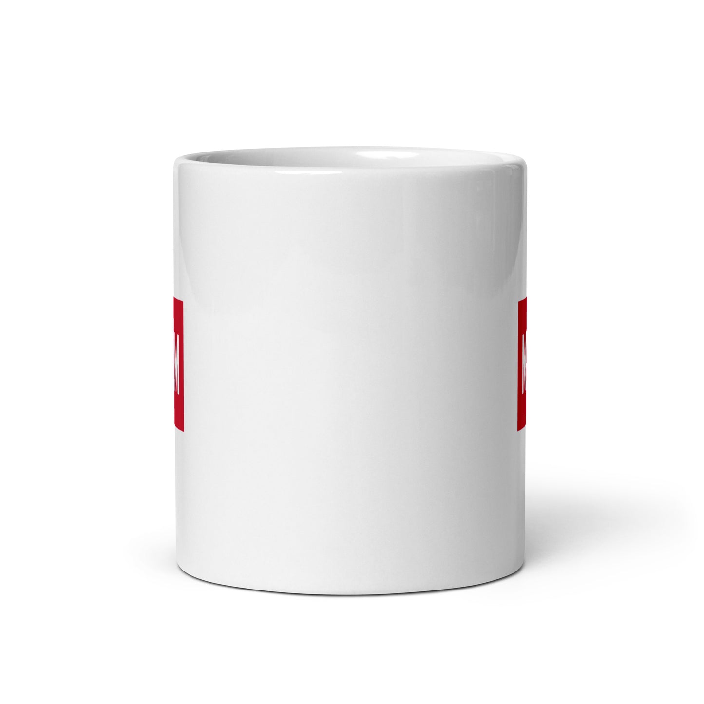 Aviator Gift Coffee Mug - Crimson Red • MEM Memphis • YHM Designs - Image 03
