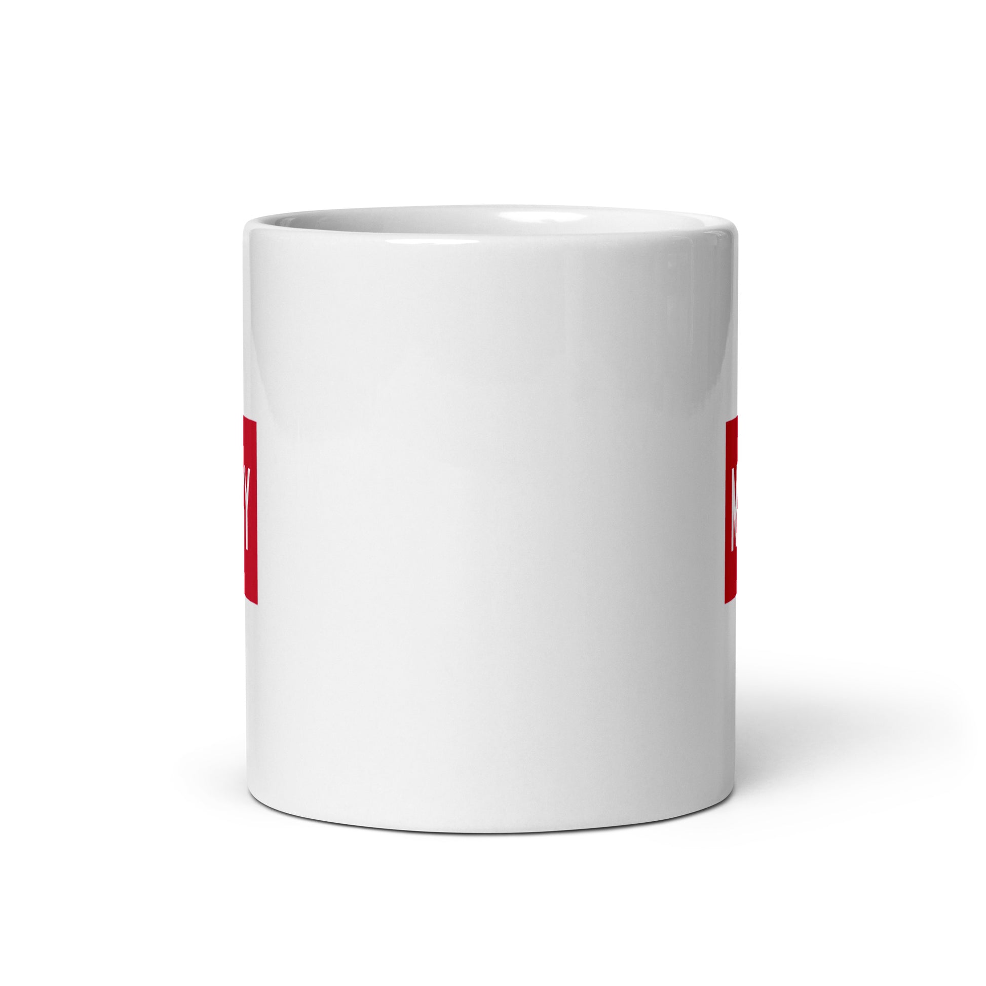 Aviator Gift Coffee Mug - Crimson Red • MSY New Orleans • YHM Designs - Image 03
