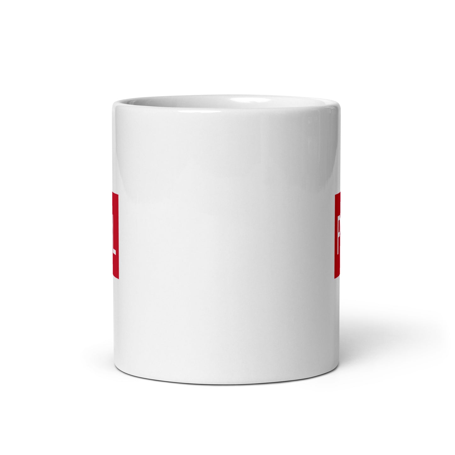 Aviator Gift Coffee Mug - Crimson Red • PHL Philadelphia • YHM Designs - Image 03
