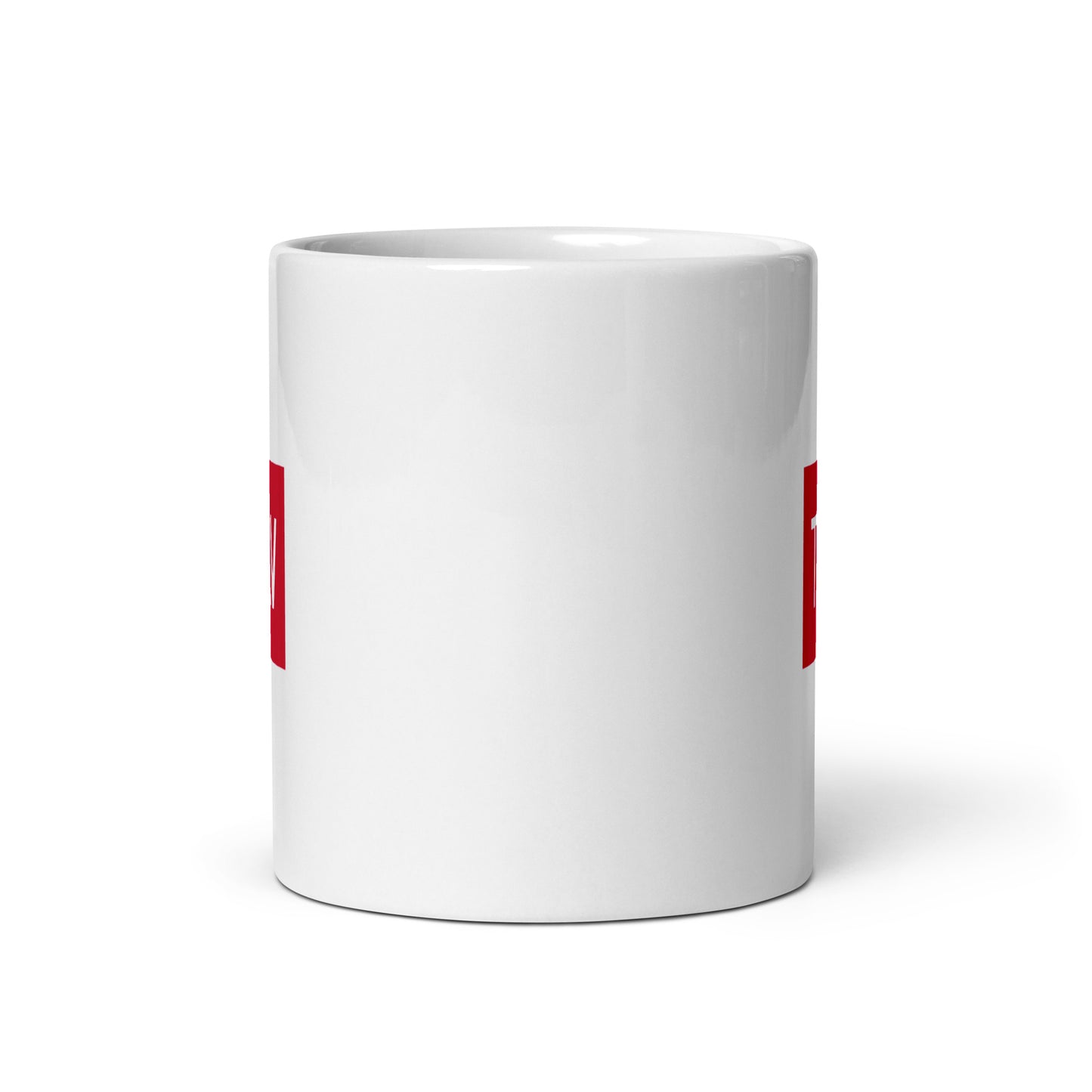 Aviator Gift Coffee Mug - Crimson Red • TLV Tel Aviv • YHM Designs - Image 03