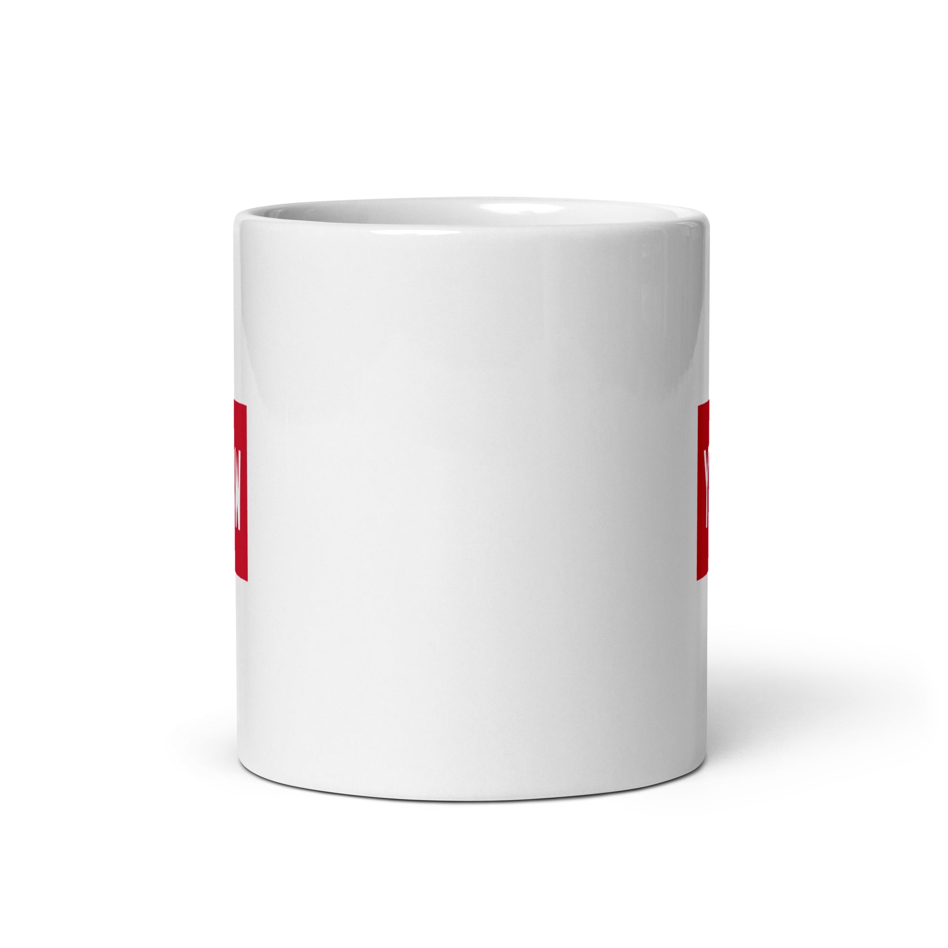 Aviator Gift Coffee Mug - Crimson Red • YOW Ottawa • YHM Designs - Image 03