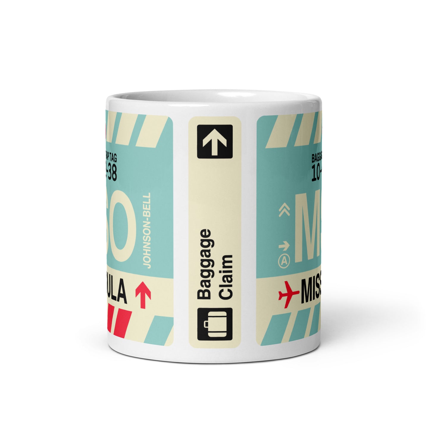 MSO Missoula Coffee Mug • Jet Age Baggage Tag Design • YHM Designs - Image 03