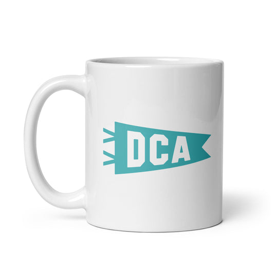 Cool Travel Gift Coffee Mug - Viking Blue • DCA Washington • YHM Designs - Image 02
