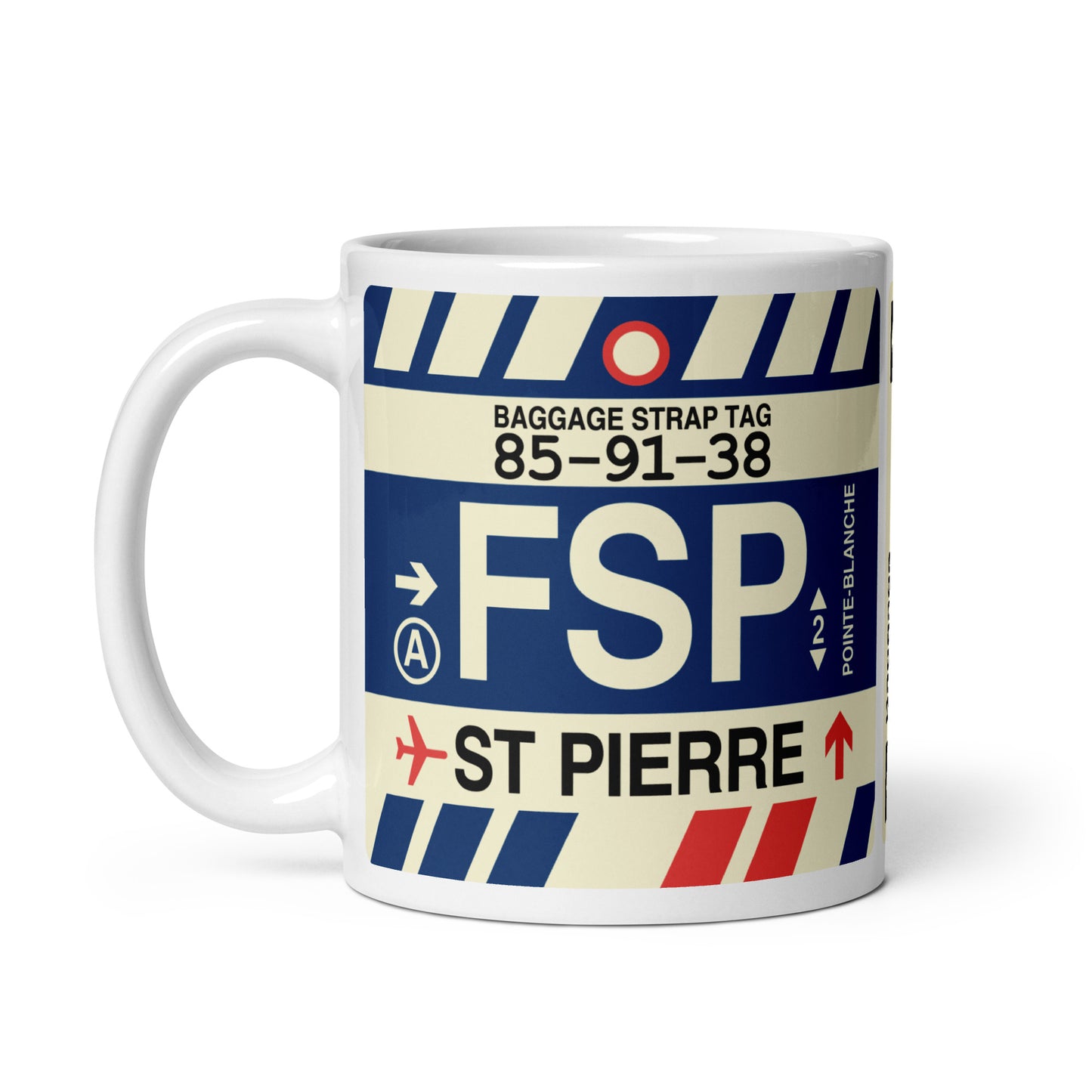 Travel Gift Coffee Mug • FSP St-Pierre Souvenir • YHM Designs - Image 03