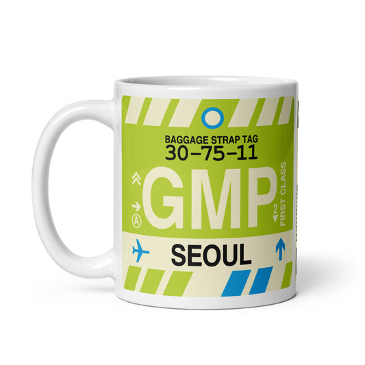 GMP Seoul Coffee Mug • Jet Age Baggage Tag Design • YHM Designs - Image 02