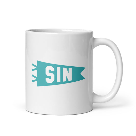 Cool Travel Gift Coffee Mug - Viking Blue • SIN Singapore • YHM Designs - Image 01