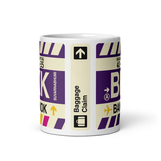 Travel-Themed Coffee Mug • BKK Bangkok • YHM Designs - Image 02