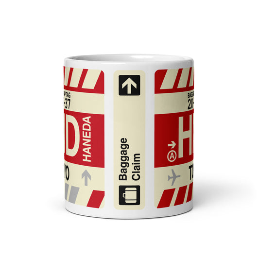 Travel-Themed Coffee Mug • HND Tokyo • YHM Designs - Image 02