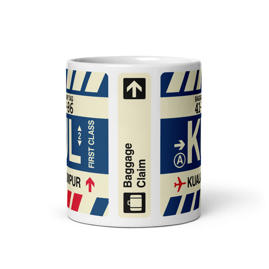 Travel Gift Coffee Mug • KUL Kuala Lumpur • YHM Designs - Image 02