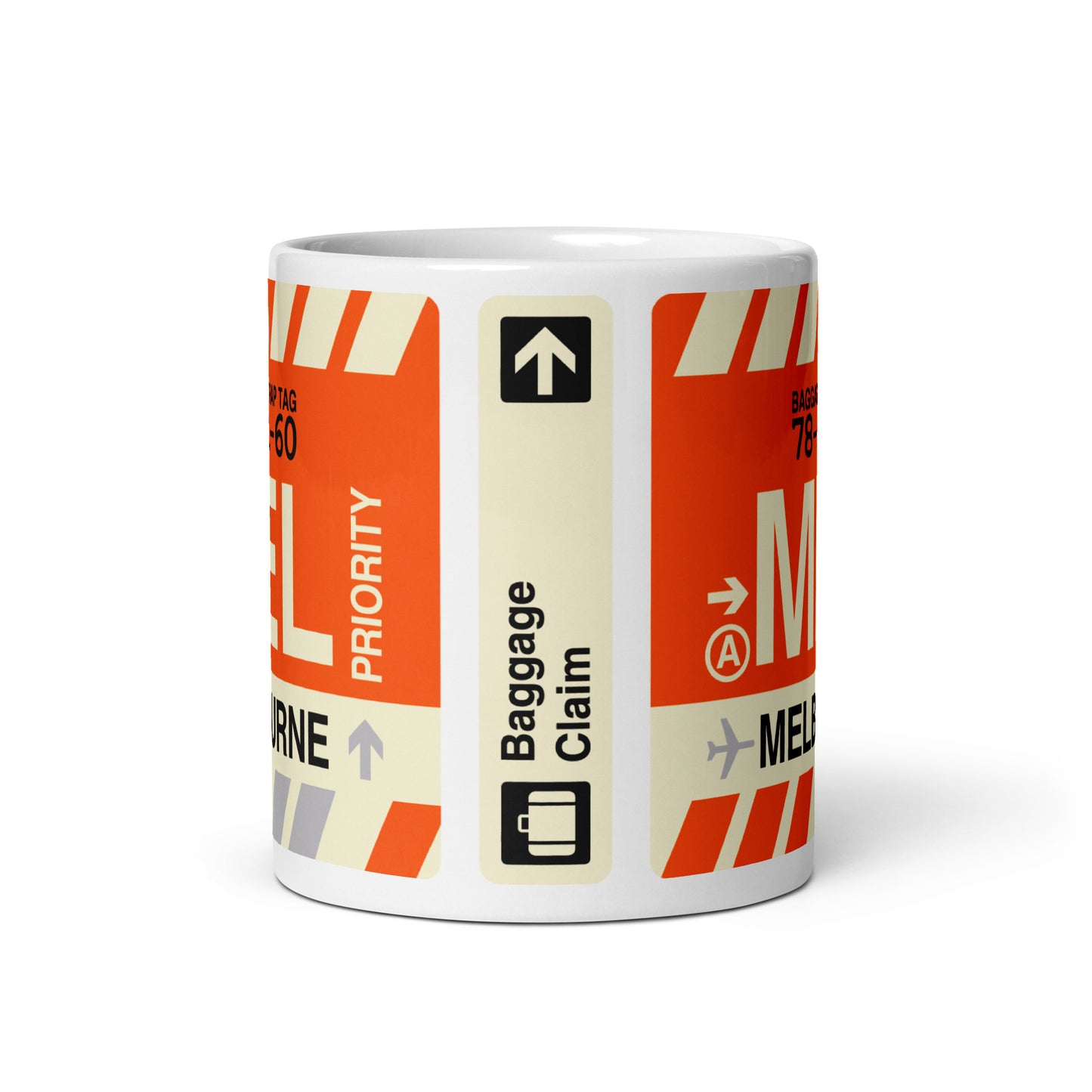 Travel-Themed Coffee Mug • MEL Melbourne • YHM Designs - Image 02