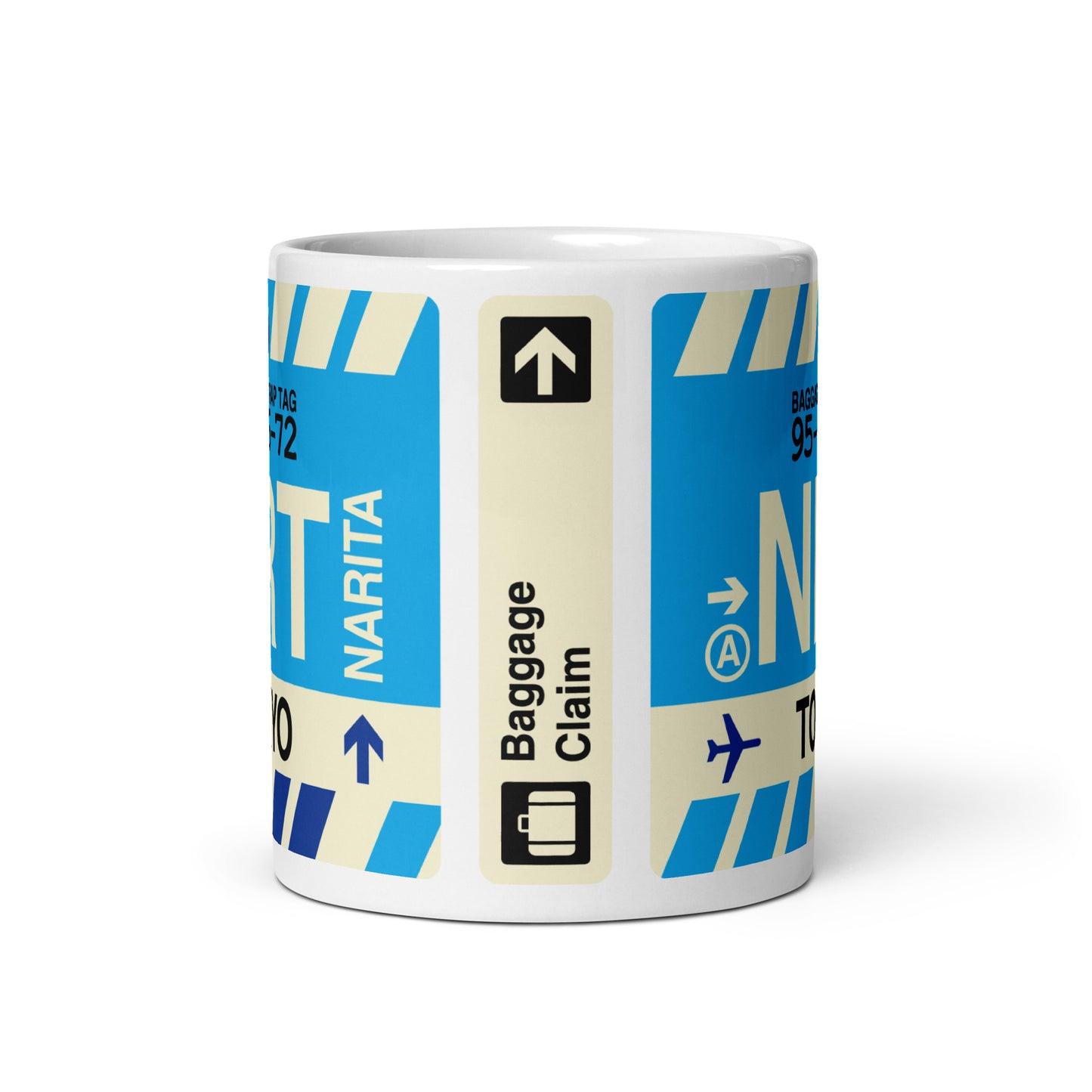 Travel-Themed Coffee Mug • NRT Tokyo • YHM Designs - Image 02