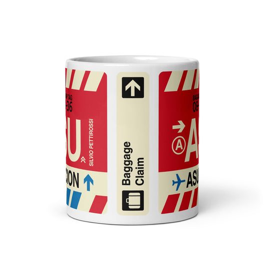 Travel-Themed Coffee Mug • ASU Asuncion • YHM Designs - Image 02