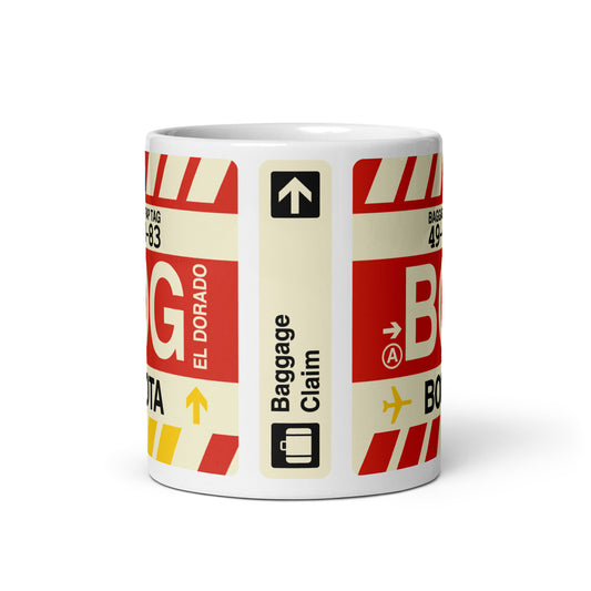 Travel-Themed Coffee Mug • BOG Bogota • YHM Designs - Image 02
