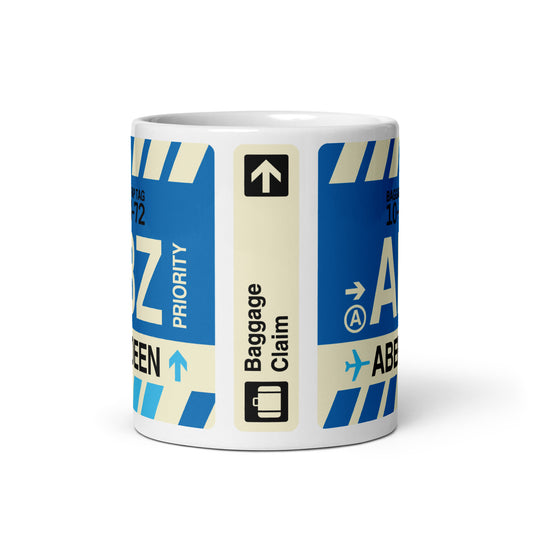 Travel-Themed Coffee Mug • ABZ Aberdeen • YHM Designs - Image 02