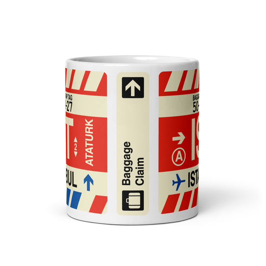 Travel Gift Coffee Mug • IST Istanbul • YHM Designs - Image 02