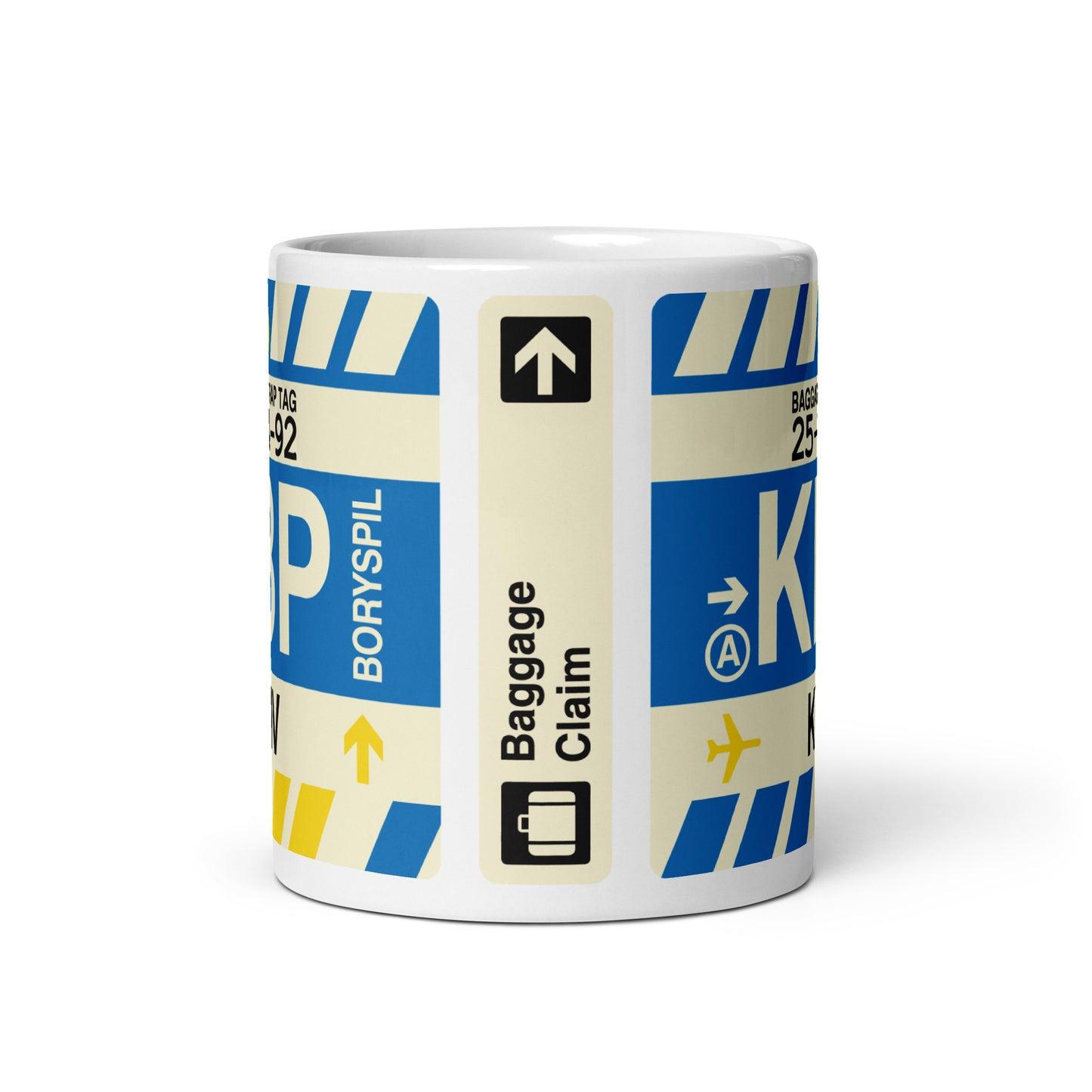 Travel-Themed Coffee Mug • KBP Kyiv • YHM Designs - Image 02