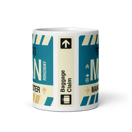 Travel Gift Coffee Mug • MAN Manchester • YHM Designs - Image 02