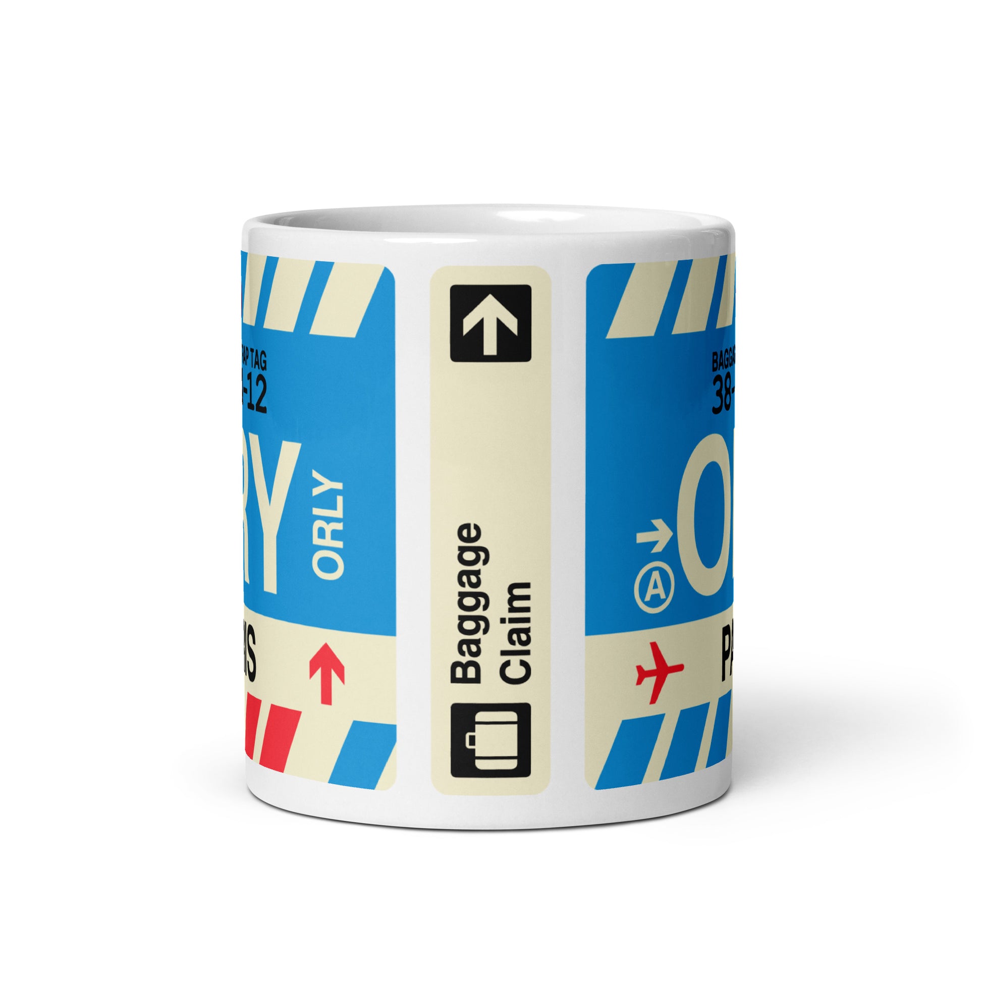 Travel-Themed Coffee Mug • ORY Paris • YHM Designs - Image 02
