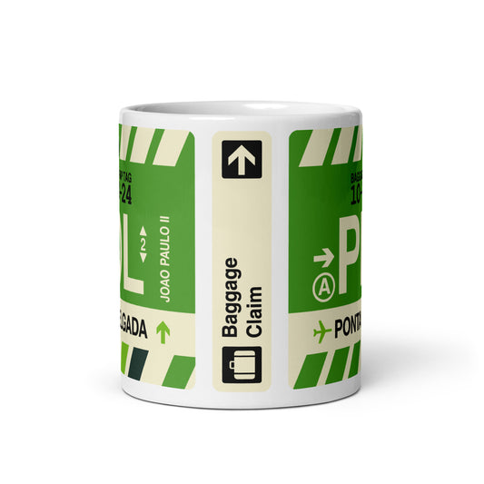 Travel Gift Coffee Mug • PDL Ponta Delgada • YHM Designs - Image 02