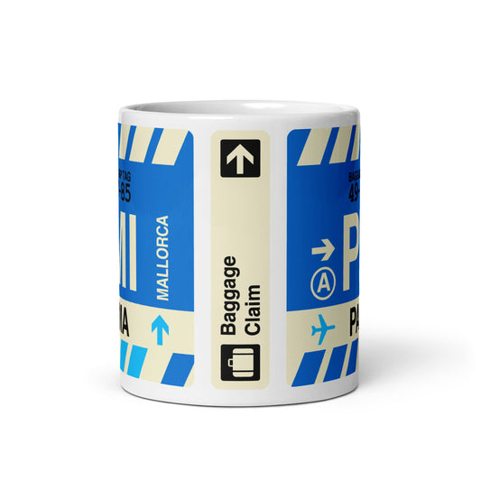 Travel Gift Coffee Mug • PMI Palma de Mallorca • YHM Designs - Image 02