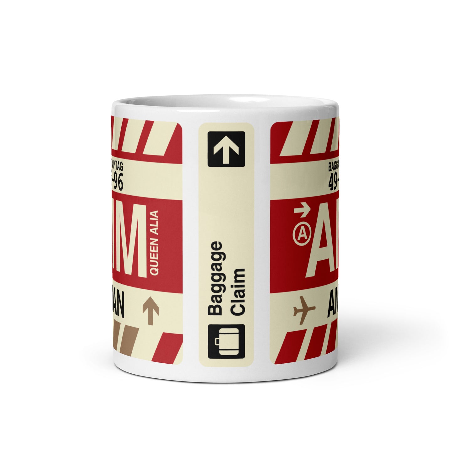 Travel-Themed Coffee Mug • AMM Amman • YHM Designs - Image 02