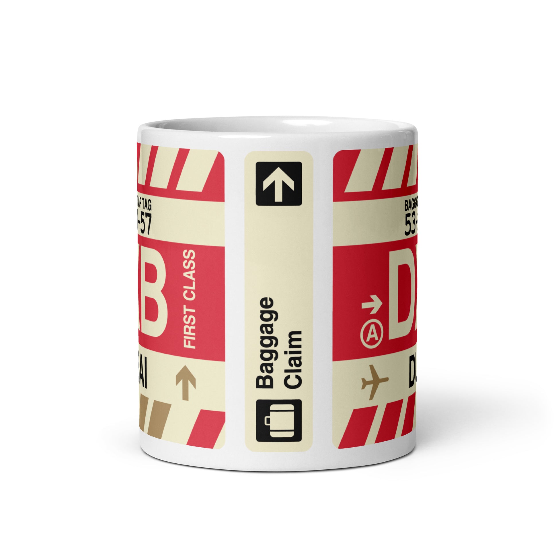 Travel Gift Coffee Mug • DXB Dubai • YHM Designs - Image 02