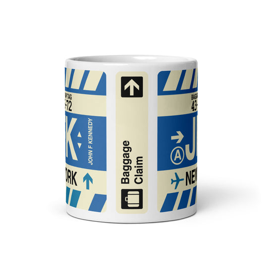 Travel Gift Coffee Mug • JFK New York City • YHM Designs - Image 02