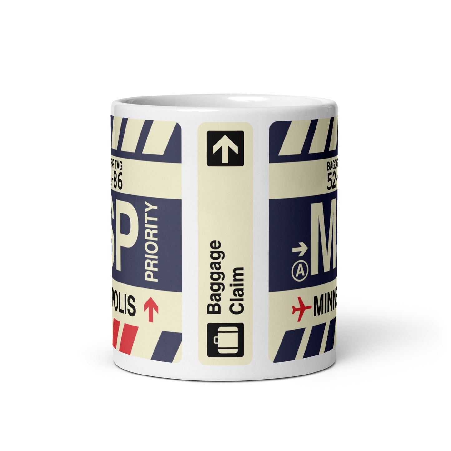 Travel-Themed Coffee Mug • MSP Minneapolis • YHM Designs - Image 02