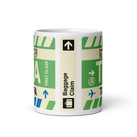 Travel-Themed Coffee Mug • TPA Tampa • YHM Designs - Image 02