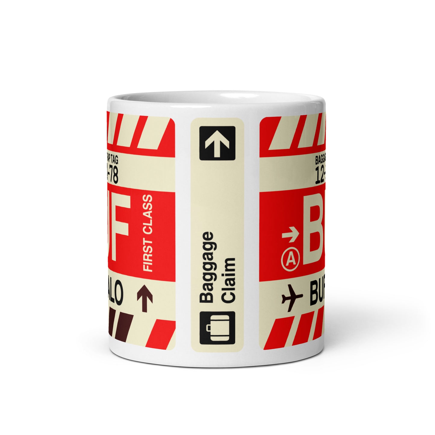 Travel Gift Coffee Mug • BUF Buffalo • YHM Designs - Image 02
