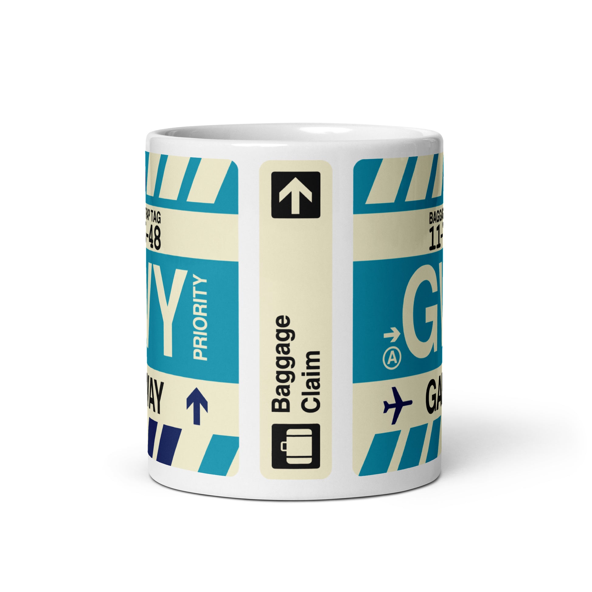 Travel-Themed Coffee Mug • GWY Galway • YHM Designs - Image 02