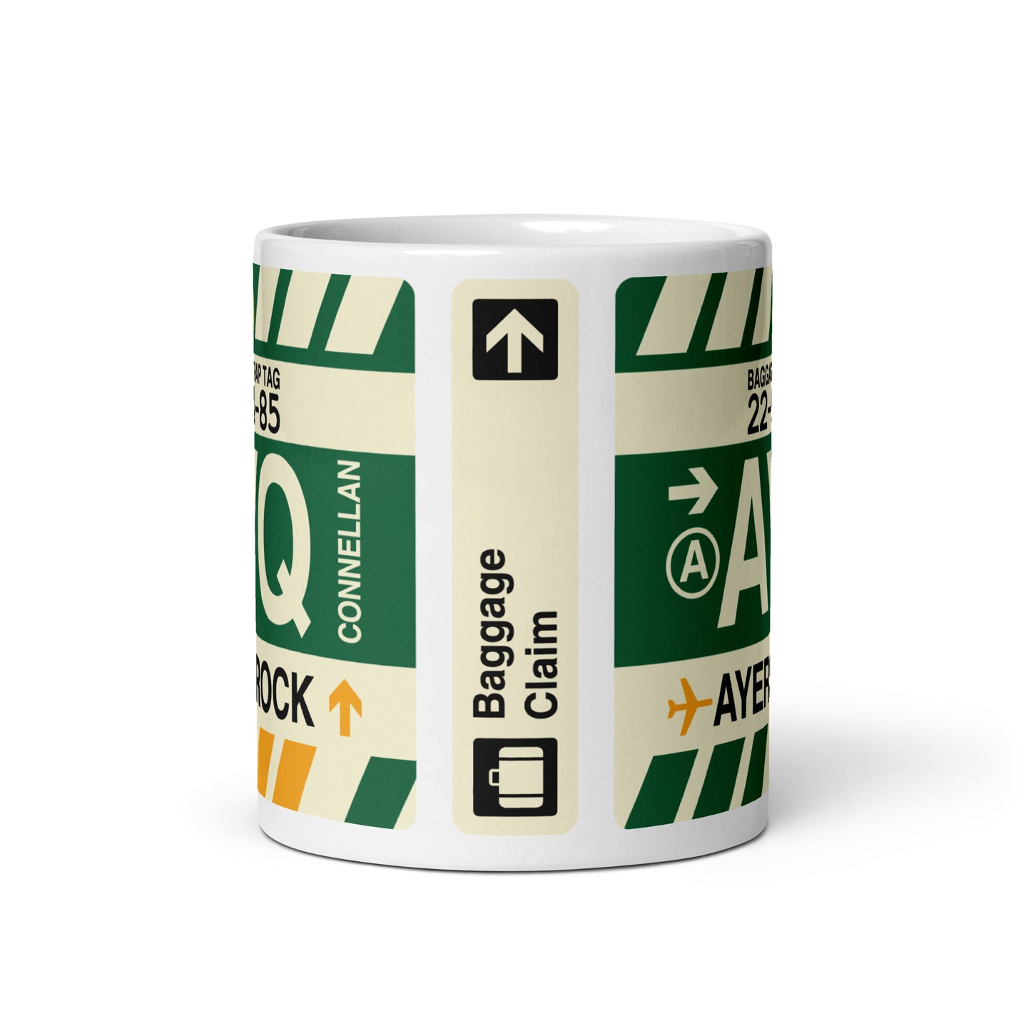Travel-Themed Coffee Mug • AYQ Ayers Rock • YHM Designs - Image 02