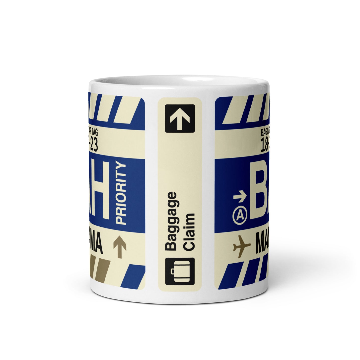 Travel Gift Coffee Mug • BAH Manama • YHM Designs - Image 02