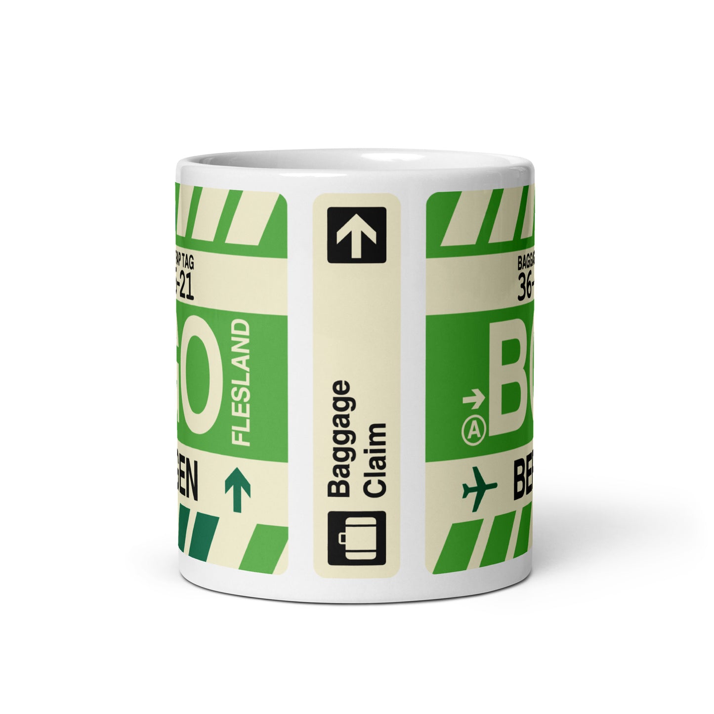 Travel Gift Coffee Mug • BGO Bergen • YHM Designs - Image 02