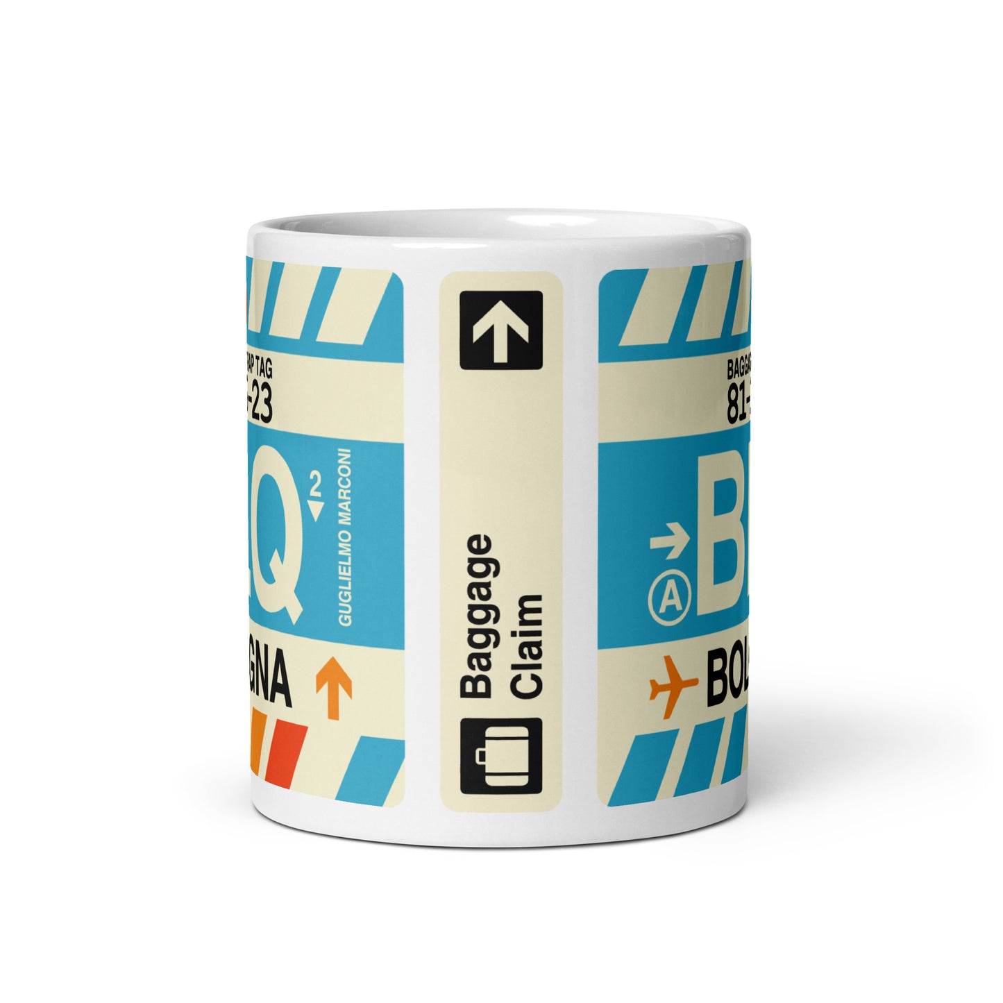 Travel-Themed Coffee Mug • BLQ Bologna • YHM Designs - Image 02